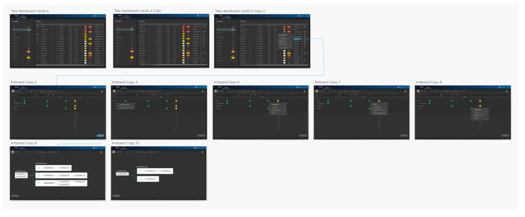 Final discharge barriers module flow