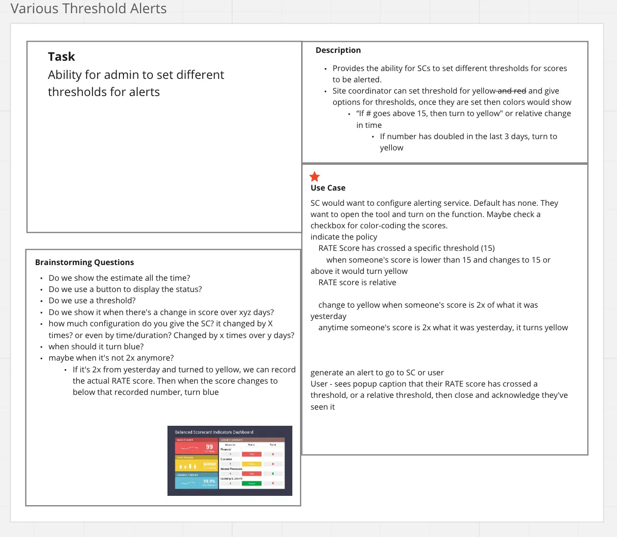 Use case exploration